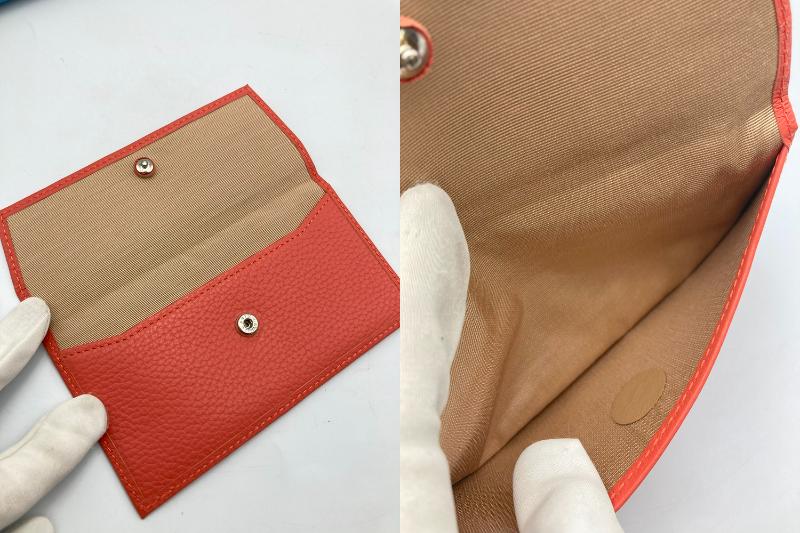 quore 牛革 L字ファスナー 長財布 中古 4