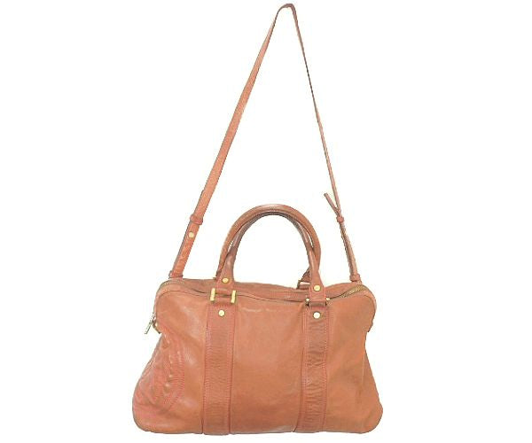 TORY BURCH トリーバーチ レザー 2way ボストンバッグ 中古 1