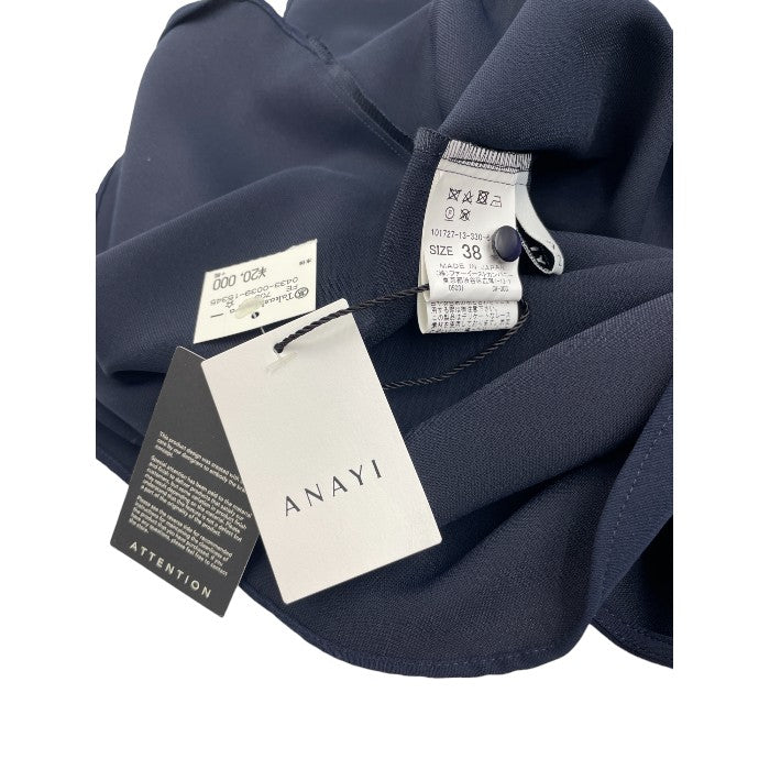 ANAYI アナイ レース ブラウス 101727-13-65-380 レディース 38(M) ネイビー 中古 1