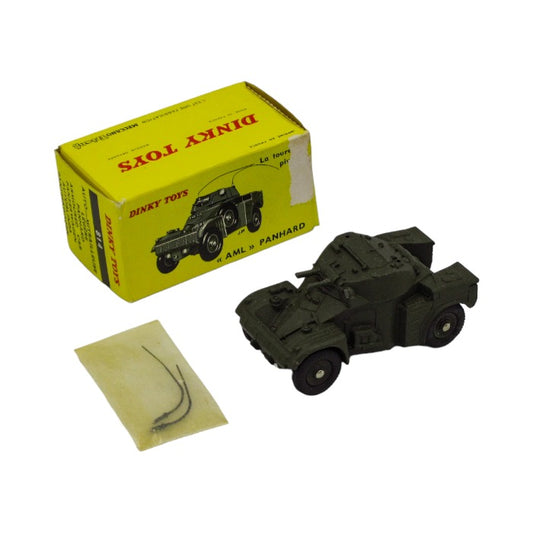 DINKY TOYS 814 <AML>PANHARD AUTO-MITRAILLEUSE LEGERE PANHARD ARMOURED CAR PANZER WAGEN AUTOBLINDA PANTSERWAGEN 中古 1