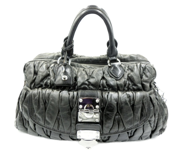 miu miu ミュウミュウ レザー ハンドバッグ 中古 1
