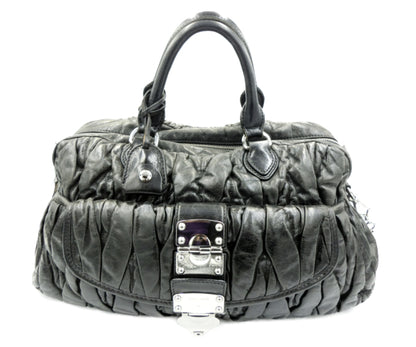 miu miu ミュウミュウ レザー ハンドバッグ 中古 1
