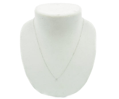 K18WG ダイヤ 0.04ct ネックレス 中古 1