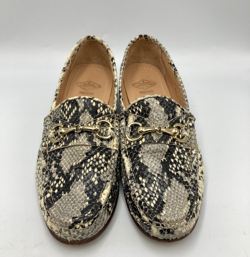 PACCUCCI パスクッチ パイソン柄 ビットローファー レディース 中古 4