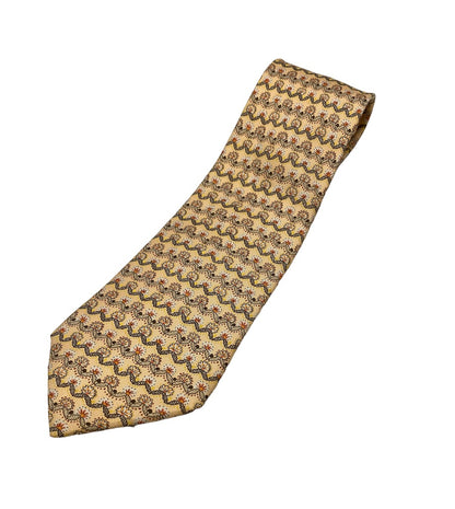 HERMES エルメス 花柄 シルクネクタイ 中古 4