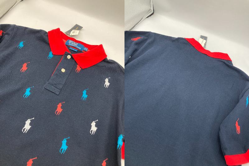 POLO RALPH LAUREN ポロ ラルフローレン ポニープリント ポロシャツ 中古 4