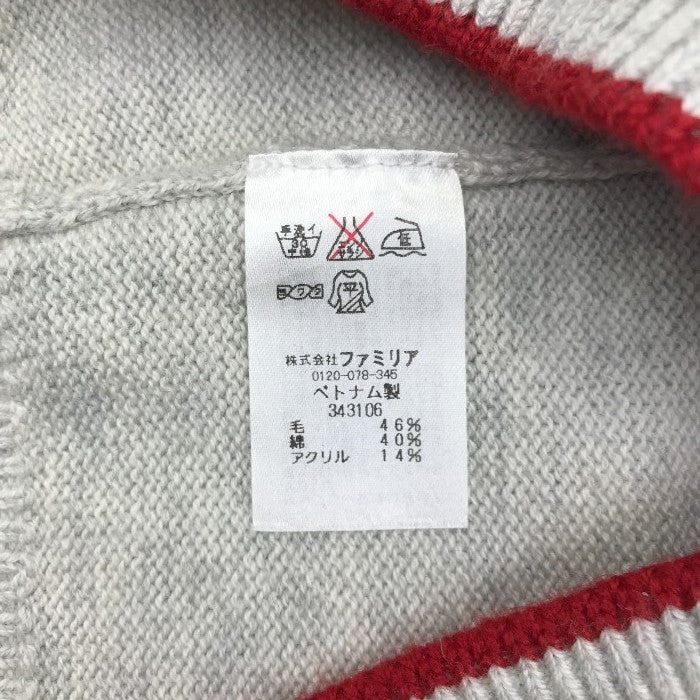 familiar ファミリア ウール混 ベスト 100 中古 1