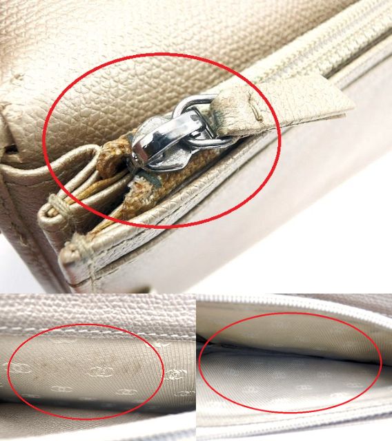 CHANEL シャネル ココボタン 二つ折り長財布 中古 1
