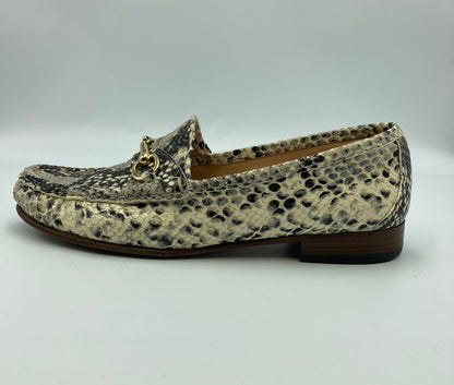 PACCUCCI パスクッチ パイソン柄 ビットローファー レディース 中古 4