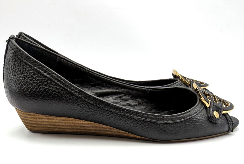 トリーバーチ ウェッジソールパンプス 25cm 中古 4