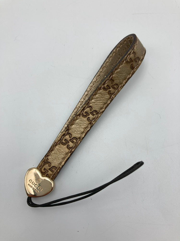 GUCCI グッチ マイクログッチシマ ハート 携帯ストラップ 282562 中古 4