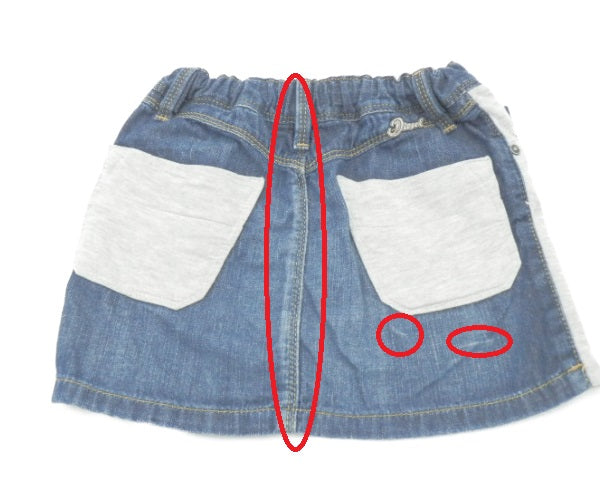 DIESEL 綿100％ キッズ 女の子 スカート サイズ6 中古 1