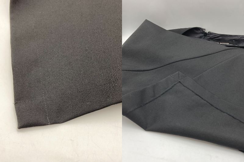 JUNYA WATANABE COMME des GARCONS ジュンヤワタナベ コムデギャルソン ウール 変形スカート 中古 4