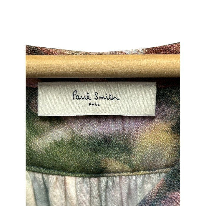 Paul Smith ノースリーブ 花柄 ブラウス ワンピース レディース M マルチカラー PS.SA.0610 ポールスミス フラワー 春 夏 かわいい 中古 W４
