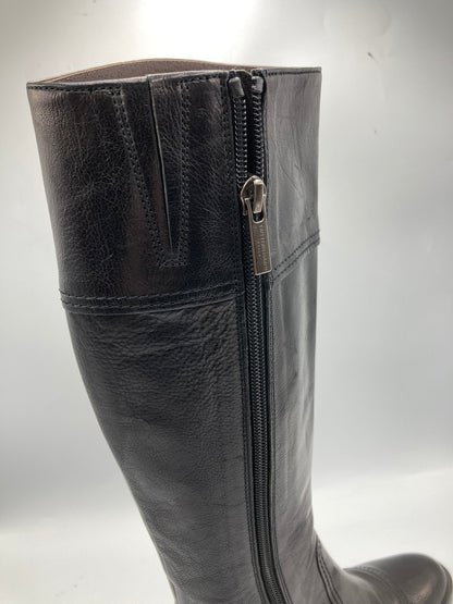 TRU TRUSSARDI STILE トゥルー トラサルディ スティーレ レザー ロングブーツ ブラック 中古 4