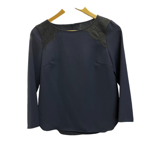 ANAYI アナイ レース ブラウス 101727-13-65-380 レディース 38(M) ネイビー 中古 1