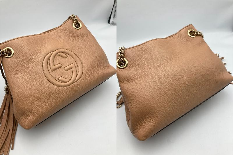 GUCCI グッチ ソーホー チェーン ショルダーバッグ レディース ベージュ 498879 中古 4