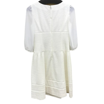 to be chic トゥービーシック ツイードワンピース W5J21-674-02 レディース 40 ホワイト 中古 1