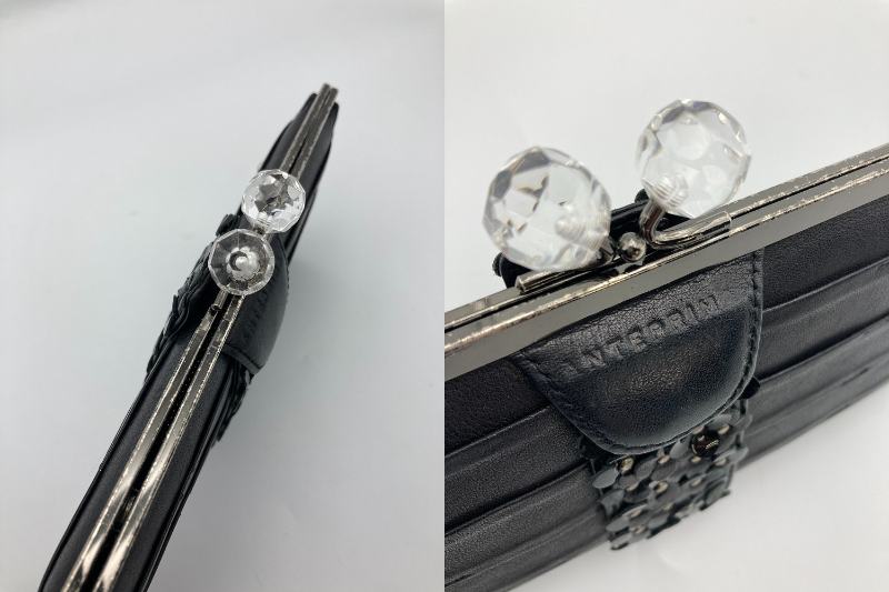 ANTEPRIMA アンテプリマ レザー ガマ口 花柄 クラッチバッグ 中古 4