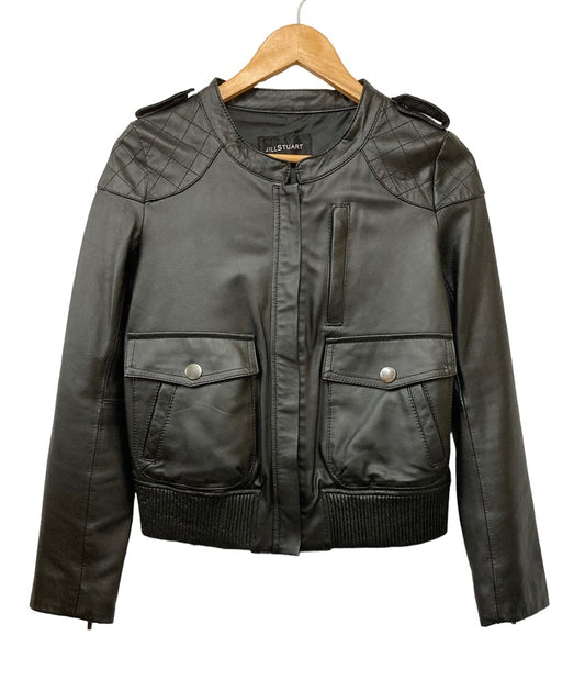 JILL STUART ジルスチュアート ラムレザー 羊革 ライダースジャケット 中古 4