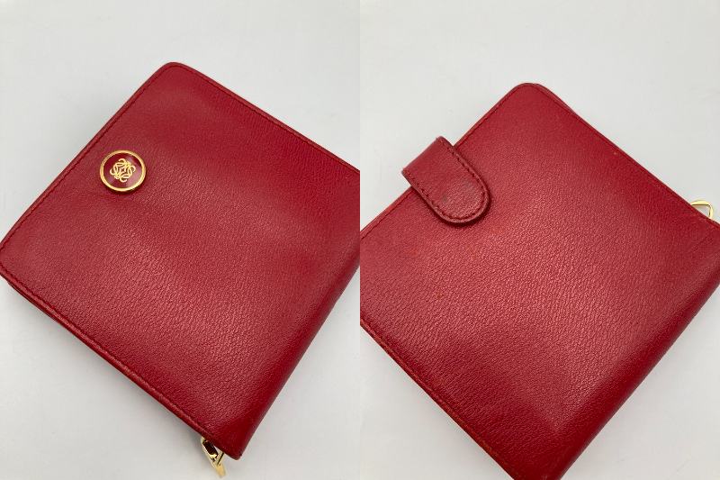 LOEWE ロエベ レザー  二つ折り財布 中古 4