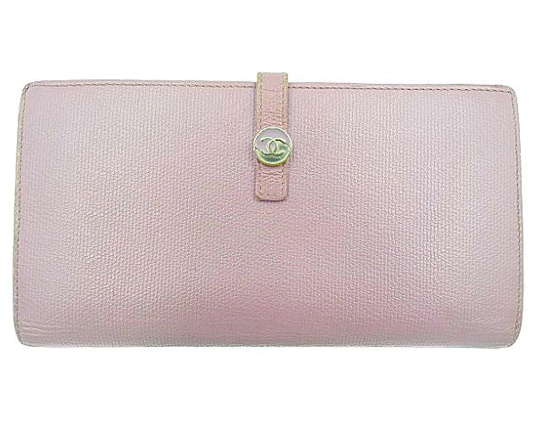 CHANEL シャネル ココボタン Wホック長財布 中古 1