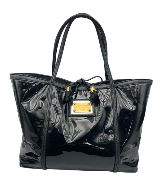 DOLCE&GABBANA ドルチェ&ガッバーナ エナメル トートバッグ 中古 4