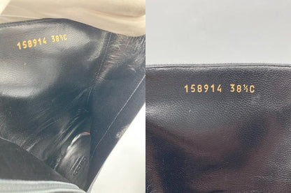 GUCCI グッチ GGキャンバス ショートブーツ レディース サイドジップ ハイヒール 158914 中古 4