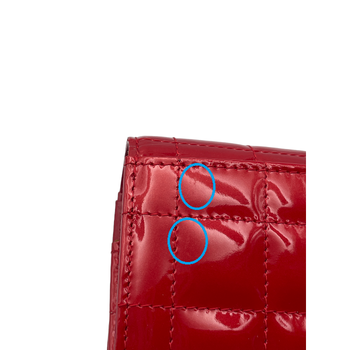 Samantha Thavasa Petit Choice サマンサタバサ プチチョイス エナメル キルティング 長財布 中古 4