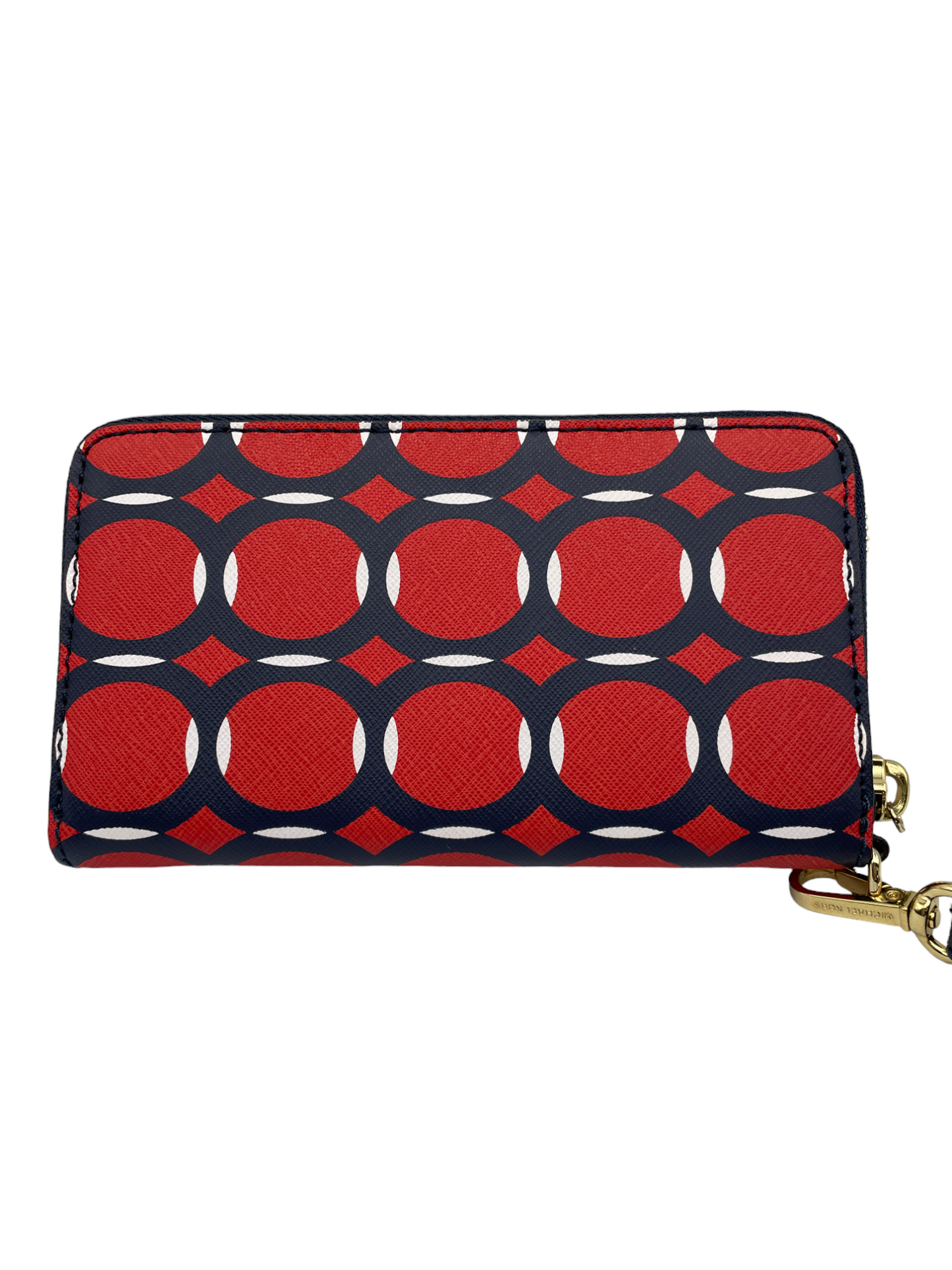 マイケルコース 幾何学模様 ラウンドファスナー 財布 中古 4