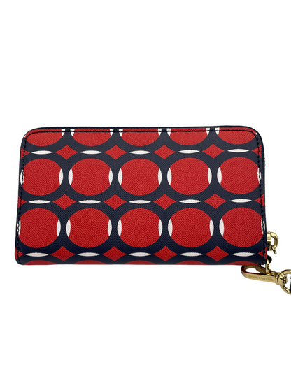 マイケルコース 幾何学模様 ラウンドファスナー 財布 中古 4