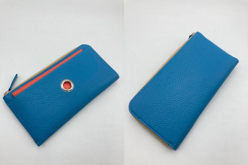 quore 牛革 L字ファスナー 長財布 中古 4