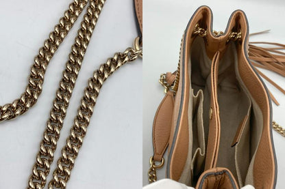 GUCCI グッチ ソーホー チェーン ショルダーバッグ レディース ベージュ 498879 中古 4