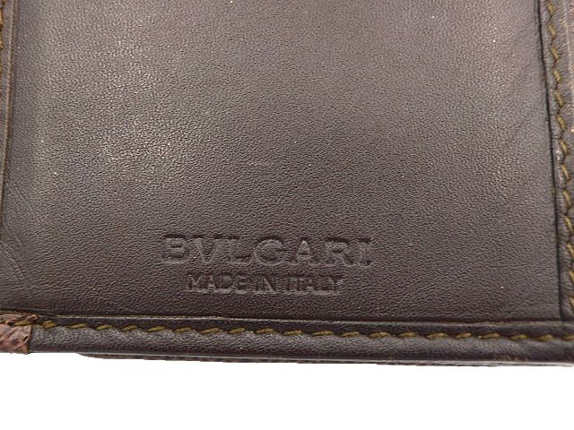 BVLGARI ブルガリ ビーゼロワン レザー 二つ折り長財布 中古 1