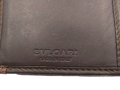 BVLGARI ブルガリ ビーゼロワン レザー 二つ折り長財布 中古 1