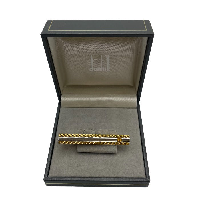 ダンヒル ｄプレート ネクタイピン 8.0g 金銀 中古 4