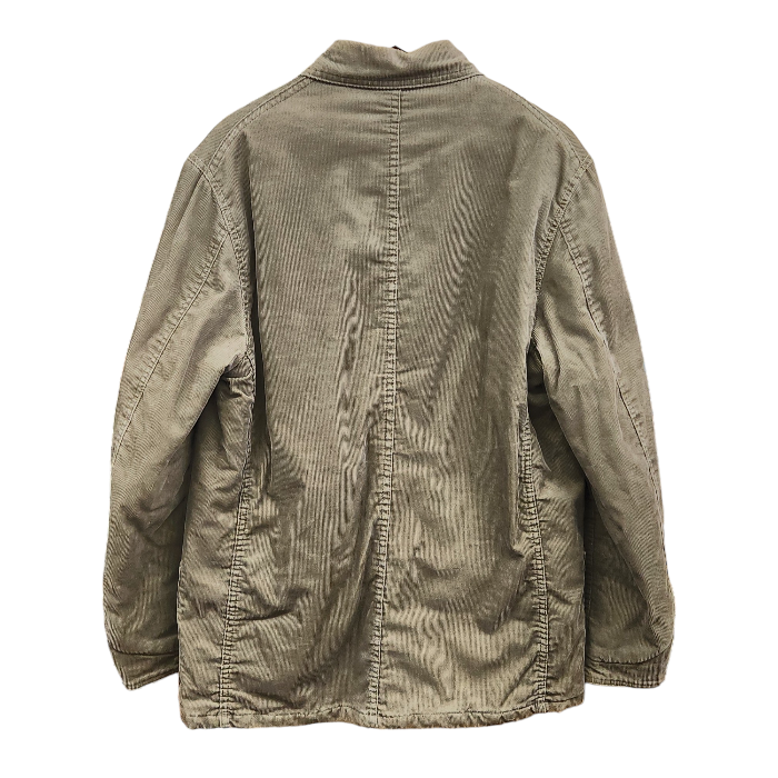 Stussy ステューシー AUTHENTIC GEAR 裏ボア コーデュロイ ジャケット メンズ L カーキ ブルゾン OLD ビンテージ 中古 1