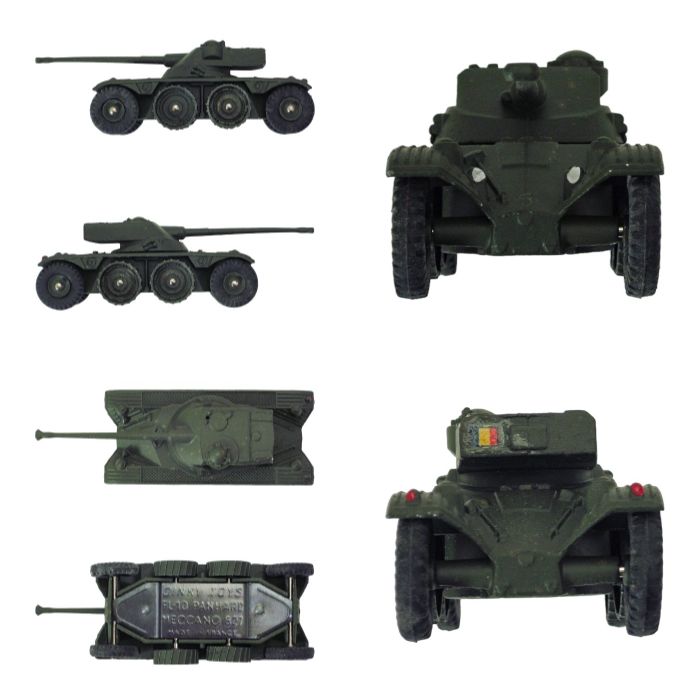 DINKY TOYS 827 ENGIN BLINDE DE RECONNAISSANCE PANHARD a tourelle FL 10 中古 1