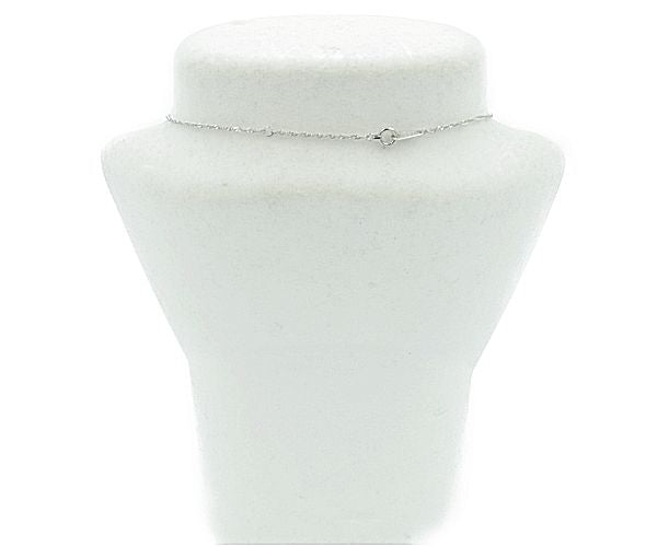 pt900 K18 ダイヤ0.05ct サファイヤ 0.52ct pt850 ネックレス 中古 1