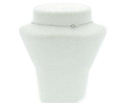 pt900 K18 ダイヤ0.05ct サファイヤ 0.52ct pt850 ネックレス 中古 1