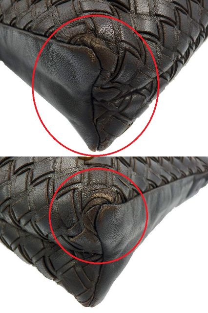 BALLY バリー レザー 編み込み ハンドバッグ 中古 1