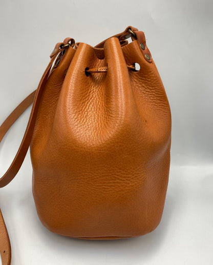 CLEDRAN クレドラン レザー 巾着 バスケットバッグ 中古 4