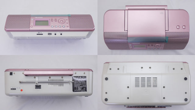KENWOOD CD/SD/USBパーソナルオーディオシステム CLX-30-P(ピンク) 中古 1