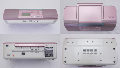 KENWOOD CD/SD/USBパーソナルオーディオシステム CLX-30-P(ピンク) 中古 1