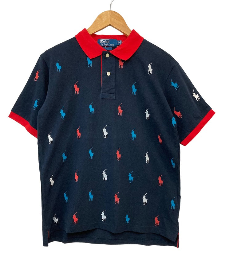 POLO RALPH LAUREN ポロ ラルフローレン ポニープリント ポロシャツ 中古 4