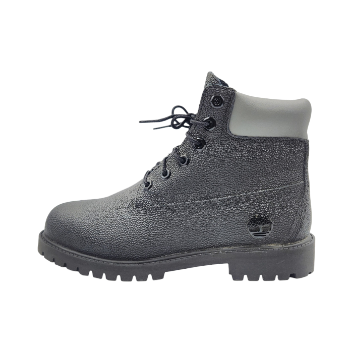Timberland 6inch ワークブーツ ジュニア レディース WATERPROOF ブラック 24cm A1BA4 防水 レースアップ T1