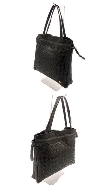 BALLY バリー レザー 編み込み ハンドバッグ 中古 1