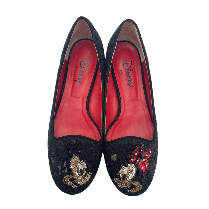 DIANA ダイアナ ディズニー スパンコール フラットシューズ 中古 4
