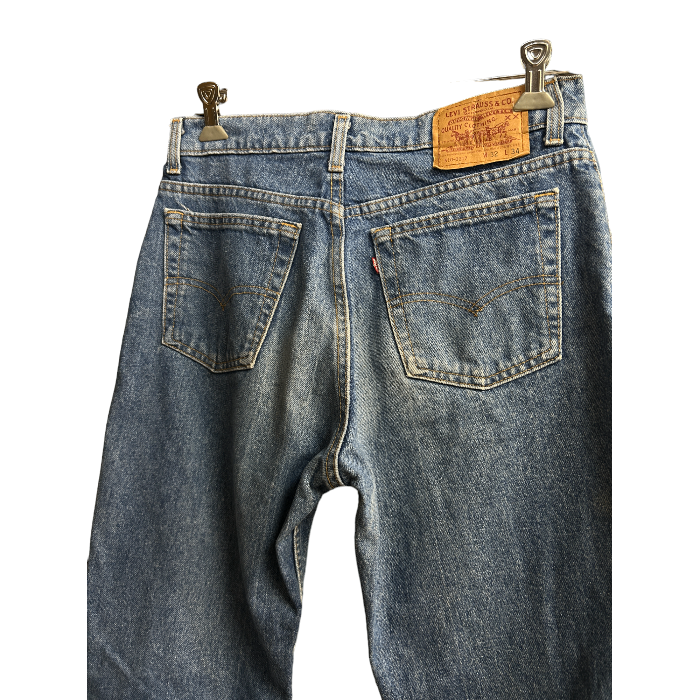 Levi's リーバイス ストレート デニム 510-0217 ジーンズ メンズ レディース ブルー W32 L34 中古 W4