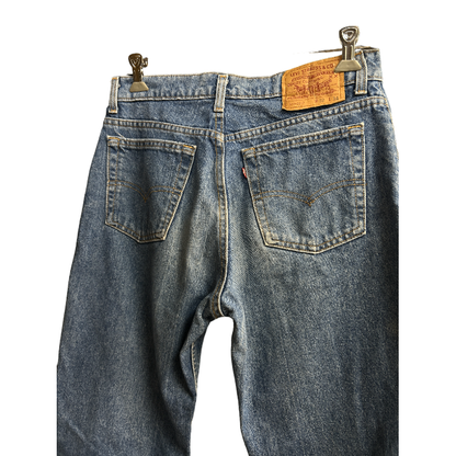 Levi's リーバイス ストレート デニム 510-0217 ジーンズ メンズ レディース ブルー W32 L34 中古 W4